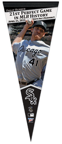 Philip Humber Perfect Game (Chicago White Sox, April 21, 2012) Premium Felt Commemorative Pennant
