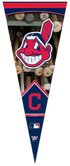 Cleveland Indians "Batrack" Chief Wahoo Style Premium Felt Pennant - Wincraft