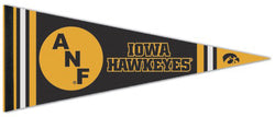 Iowa Hawkeyes "ANF" NCAA College Vault 1980s-Style Premium Felt Collector's Pennant - Wincraft Inc.