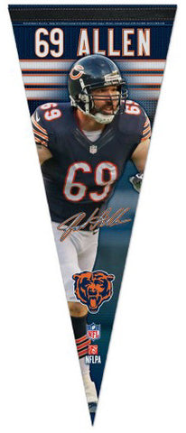 Jared Allen "Signature Series" Chicago Bears Premium Felt Collector's Pennant - Wincraft
