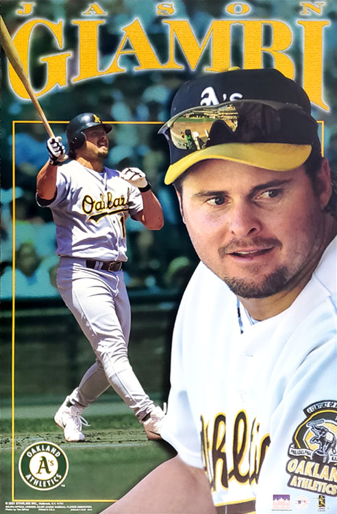 Jason Giambi Oakland Star Oakland A's MLB Action Poster