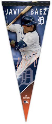 Javier Baez Detroit Tigers Signature Series Official MLB Premium Felt Pennant - Wincraft Inc.