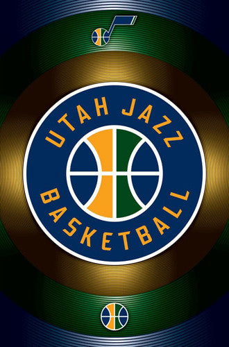 Utah Jazz Official NBA Basketball Team Logo Poster - Trends International