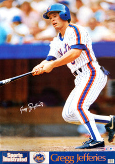 Greg Jefferies New York Mets Classic Sports Illustrated Poster - Marketcom 1988