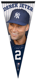 Derek Jeter "Signature" Oversized Premium Felt Pennant