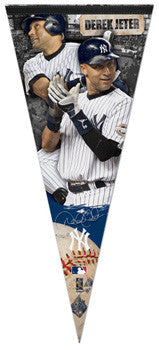 Derek Jeter "Big-Time" EXTRA-LARGE Premium Felt Pennant - Wincraft