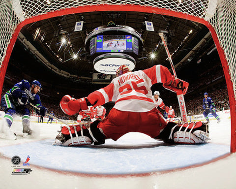 Jimmy Howard "Netcam Action" (2010) Detroit Red Wings Premium Poster - Photofile 16x20