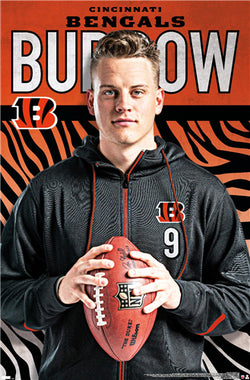 Joe Burrow "The Man" Cincinnati Bengals NFL Football Wall Poster - Costacos Sports