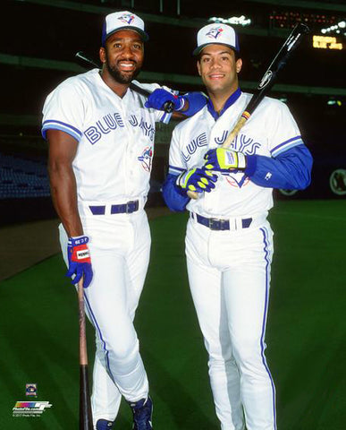 Joe Carter and Roberto Alomar "Skydome Supertars" 1993 Toronto Blue Jays Premium Poster Print - Photofile Inc.