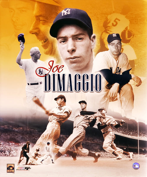Joe DiMaggio New York Yankees Career Commemorative Premium Poster Print - Photofile Inc.