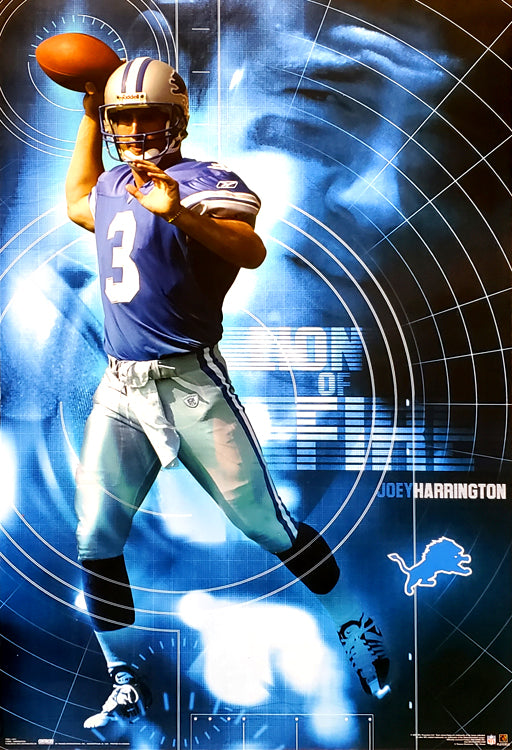 Joey Harrington 'Lion of Fire' Detroit Lions Poster - Costacos 2003