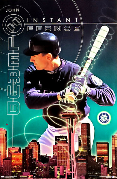 John Olerud "Instant Offense" Seattle Mariners Poster - Costacos 2000