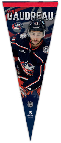 Johnny Gaudreau Columbus Blue Jackets NHL Superstar Series Premium Felt Collector's Pennant - Wincraft