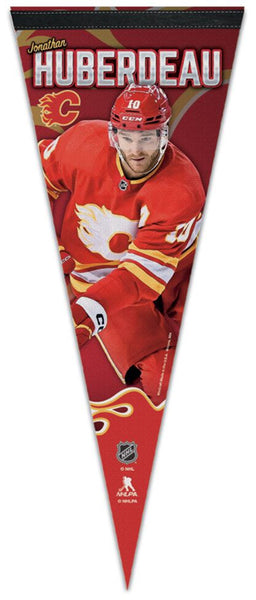 Jonathan Huberdeau Superstar Series Calgary Flames Premium Felt Collector's Pennant - Wincraft 2023