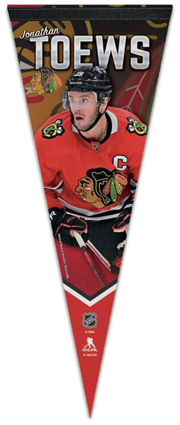 Jonathan Toews Chicago Blackhawks NHL Superstar Series Premium Felt Collector's Pennant - Wincraft