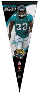 Jacksonville Jaguars Maurice Jones-Drew Felt Pennant - Officially Licensed NFL Team Flag