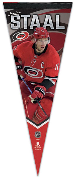 Jordan Staal Carolina Hurricanes NHL Superstar Series Premium Felt Collector's Pennant - Wincraft