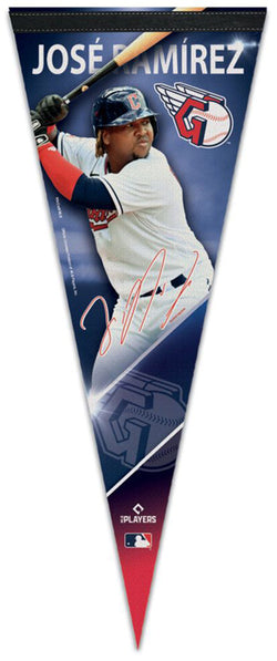 Jose Ramirez Cleveland Guardians Signature Series Premium Felt Collector's PENNANT - Wincraft