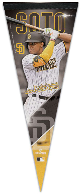 Juan Soto MLB Signature Series San Diego Padres Official Premium Felt –  Sports Poster Warehouse