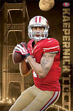 Colin Kaepernick "Golden Star" San Francisco 49ers Poster - Costacos 2013