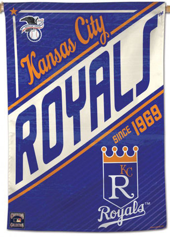 Kansas City Royals "Since 1969" MLB Cooperstown Collection Premium 28x40 Wall Banner - Wincraft Inc.