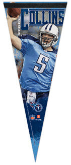 Kerry Collins "Titan" Premium Felt Pennant L.E. /2,009