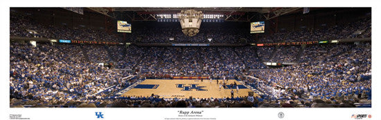 Kentucky Wildcats Basketball Rupp Arena Panorama - USA Sports Inc.