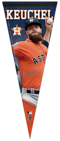 Dallas Keuchel "Signature Series" Houston Astros Official MLB Premium Felt Pennant - Wincraft Inc.