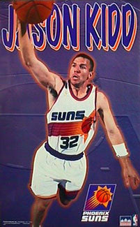 Jason Kidd "Dunk" Phoenix Suns NBA Action Poster - Starline Inc. 1997