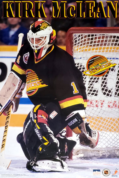 Kirk McLean Vancouver Canucks Goalie Classic NHL Action Poster - Starline 1993