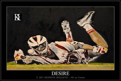 Lacrosse "Desire" Poster Print - Kenneth Delgatto 2011