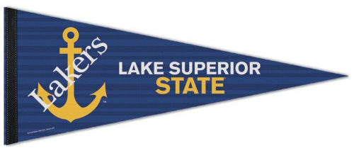 Lake Superior State Lakers Official NCAA Sports Team Logo Premium Felt Pennant - Wincraft Inc.