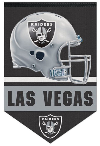 Las Vegas Raiders NFL Football Team Premium Felt 17x26 Wall Banner - Wincraft Inc.