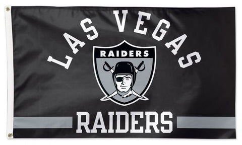 Las Vegas Raiders Official NFL Football Hometown-Style DELUXE-EDITION Team 3'x5' Flag - Wincraft Inc.