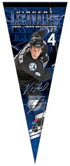 Vincent Lecavalier Tampa Bay Lightning Premium Felt Collector's Pennant (L.E. /2,008) - Wincraft