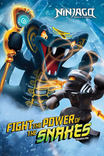Lego Ninjago "Fight the Power of the Snakes" Official Poster - Pyramid 2012