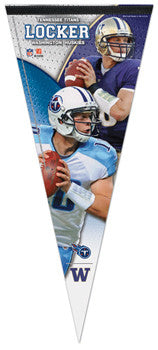 Jake Locker "Titans/Huskies" EXTRA-LARGE Premium Felt Pennant - Wincraft Inc.