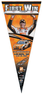 Joey Logano "First Win" (2009) Extra-Large Premium NASCAR Collector's Pennant