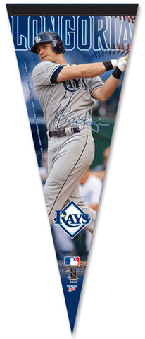 Evan Longoria "Signature" Premium Collector's Pennant - Wincraft Inc.