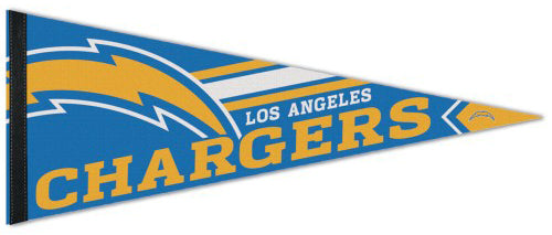 Los Angeles Chargers Football Official NFL Logo-Style Premium Felt Pennant - Wincraft 2020