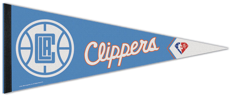 Los Angeles Clippers NBA 75th Anniversary City Edition Premium Felt Pe –  Sports Poster Warehouse