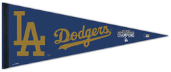 Los Angeles Dodgers 2020 World Series Champions Premium Felt Collector's Pennant - Wincraft
