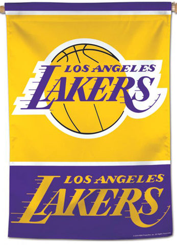 Los Angeles Lakers Official NBA Basketball Premium 28x40 Team Logo Wall Banner - Wincraft Inc.