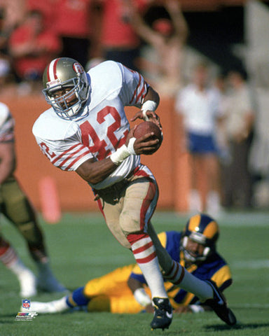 Ronnie Lott "Classic Attack" (c.1988) San Francisco 49ers Premium Poster Print - Photofile Inc.