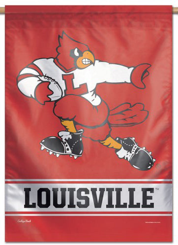 Louisville Cardinals Football College Vault 1990s-Style Official NCAA Premium 28x40 Wall Banner - Wincraft Inc.