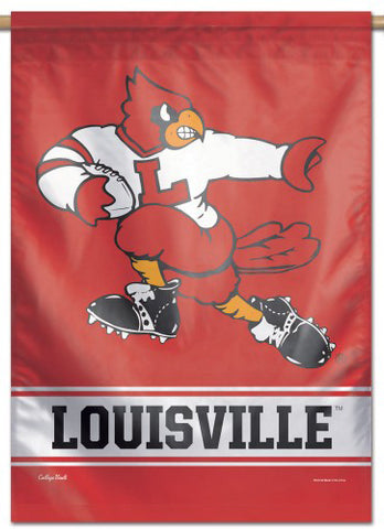Louisville Cardinals Football College Vault 1990s-Style Official NCAA Premium 28x40 Wall Banner - Wincraft Inc.