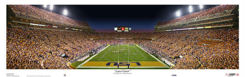 LSU Tigers Football "Later Gator" Panorama - USA Sports 2007