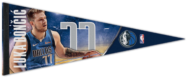 Luka Doncic Dallas Mavericks NBA Superstar Series Premium Felt Collector's Pennant - Wincraft