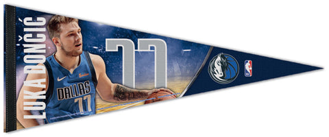 Luka Doncic Dallas Mavericks NBA Superstar Series Premium Felt Collector's Pennant - Wincraft