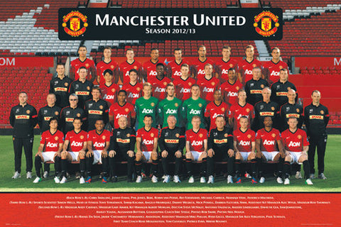 Manchester United FC 2012/13 Official Team Portrait Poster - GB Eye (UK)